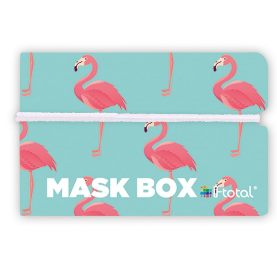 I-Total úložný box náustok Flamingo polypropylén svetlomodrý