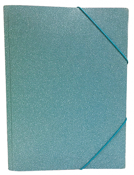 I-Total I total elastomap glitter a4 30 x 21 cm karton blauw