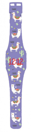 watch Lama junior led 28,5 cm purple