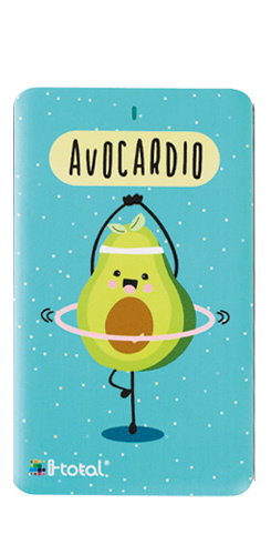 powerbank Avocardi 4000mAh 19,7 x 9,7 x 1,5 cm blue