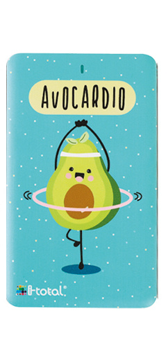 powerbank Avocardio 5000mAh 19,7 x 9,7 x 1,5 cm blue