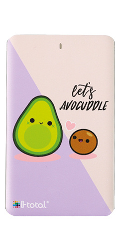 powerbank Avocuddle 4000mAh 19,7 x 9,7 x 1,5 cm purple