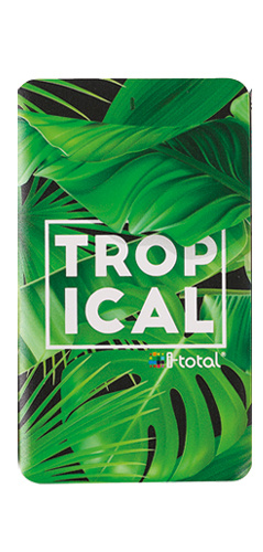 powerbank Leaf 5000mAh 19,7 x 9,7 x 1,5 cm green