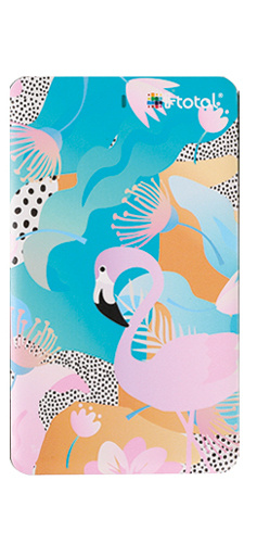 powerbank Flamingo 4000mAh 19,7 x 9,7 x 1,5 cm pink