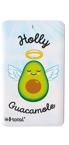 powerbank Holly 5000mAh 19,7 x 9,7 x 1,5 cm blue/white