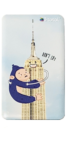 powerbank Tower 4000mAh 19,7 x 9,7 x 1,5 cm blue