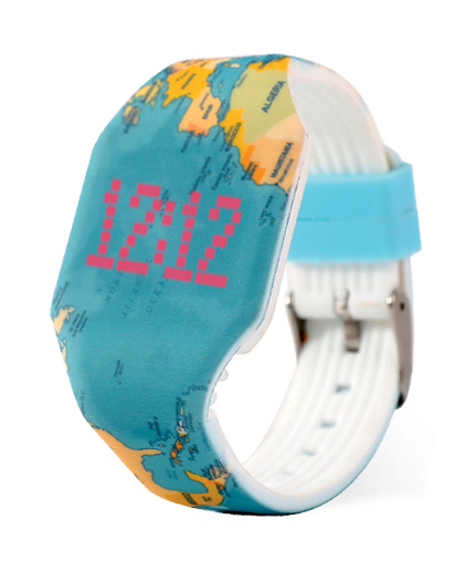 touch watch Blue Maps junior 13,5 x 7 x 2 cm blue