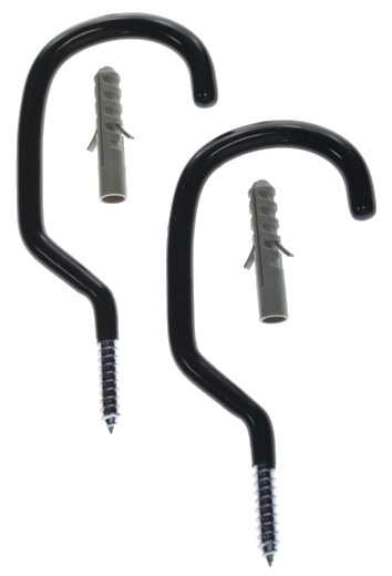 IceToolz plafondhaken zwart 2 stuks