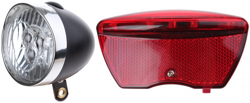 Ikzi Light verlichtingsset retro batterij led zwart
