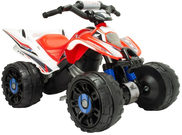 Injusa elektrická detská štvorkolka Honda ATV 12V červená/biela