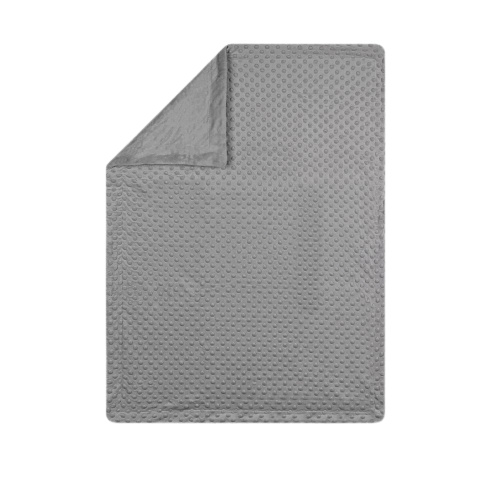 Interbaby detská deka Bubble 80 x 110 cm fleece šedá