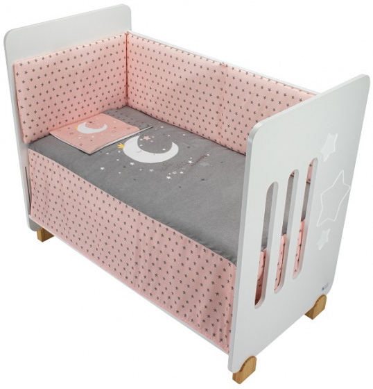 Interbaby perina textil Universum 62 x 126 cm ružová 3-dielna