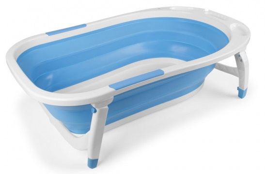 baby bath foldable 86 x 48 x 23 cm blue