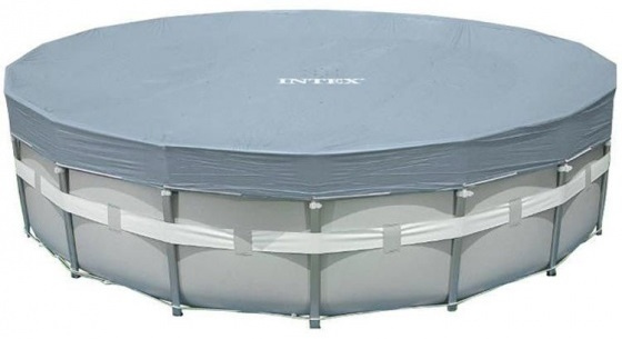 Intex zastrešenie bazéna Deluxe 549 cm PVC sivé