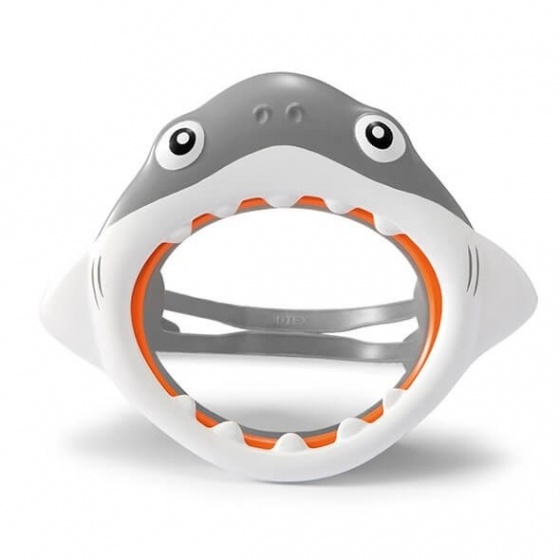 diving glasses Shark junior white / gray