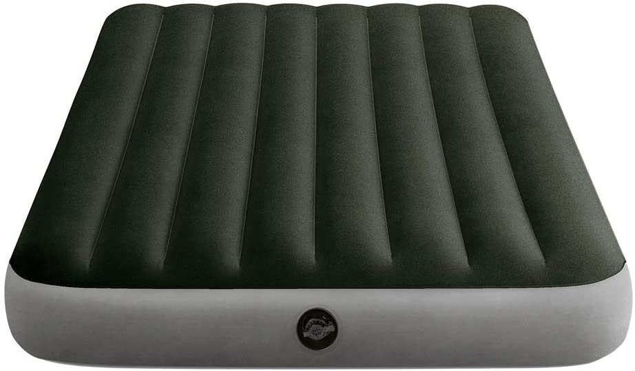 Intex nafukovací matrac s nafukovacím čerpadlom Dura-Beam 191 x 137 cm vinylovo zelená