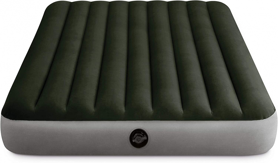 air mattress with air pump Dura-Beam191 cm vinyl/PVC green