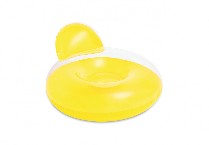 Intex nafukovacie kreslo 137 x 122 cm žlté