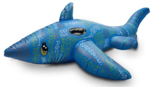 inflatable shark 170 x 70 x 65 cm vinyl blue