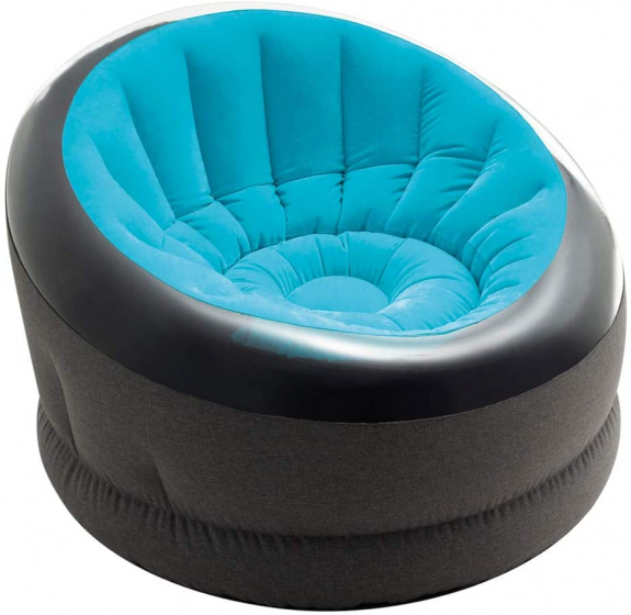 Intex nafukovacie kreslo Empire112 cm PVC čierno/modré