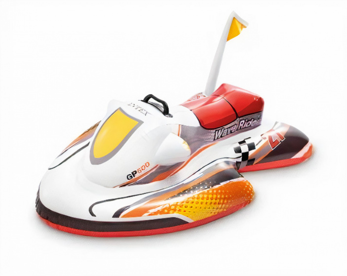 Inflatable vehicle wave rider 117 x 77 cm vinyl white/red