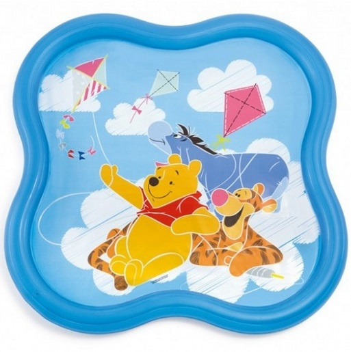 Intex nafukovací bazén Macko Pú 140 x 140 x 10 cm modrý