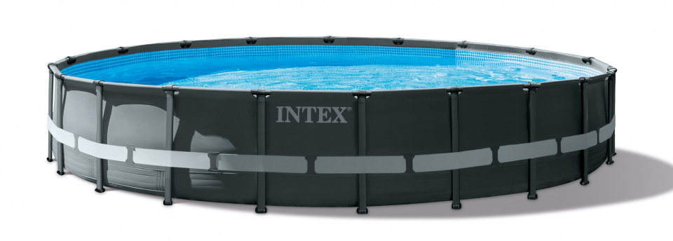 Intex bazén s príslušenstvom Ultra XTR rám 610 x 122 cm antracit