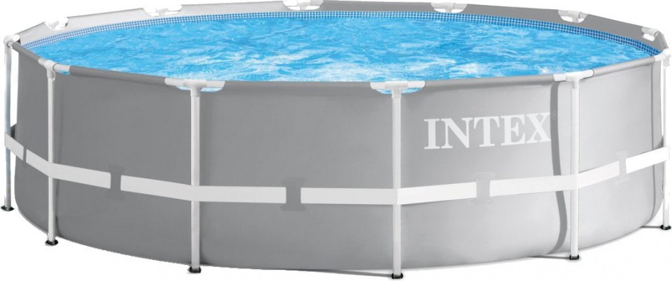 Intex nadzemný bazén s čerpadlom 26716GN Prism 366 x 99 cm sivý