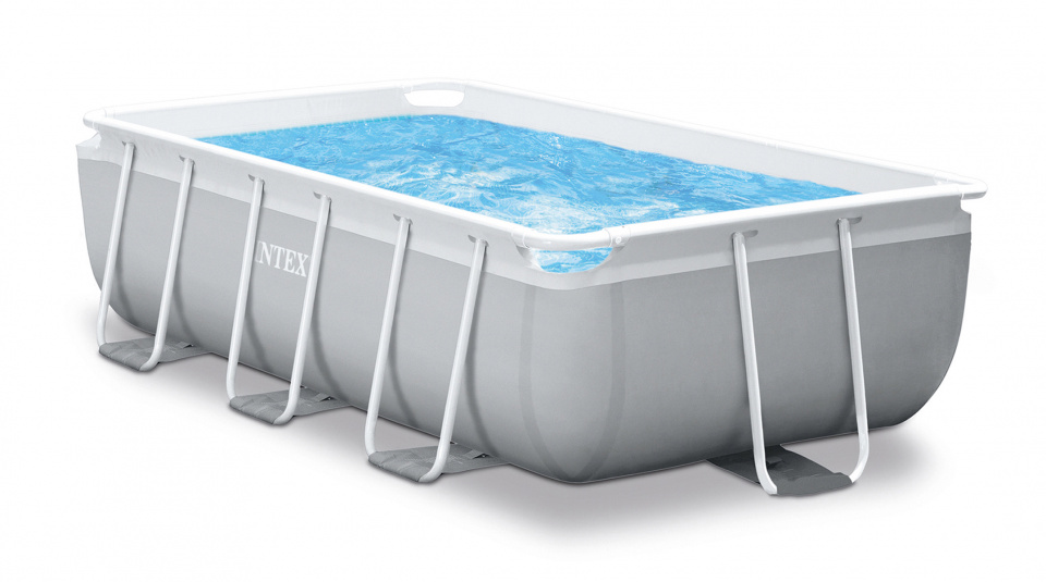 Intex nadzemný bazén s čerpadlom 26784GN Prism 300 x 175 cm sivý