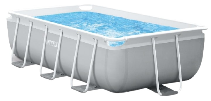 Intex nadzemný bazén s čerpadlom 26792GN Prism 488 x 244 cm sivý