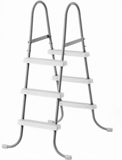 Intex bazénový žebrik 91 cm hliník šedá/biela