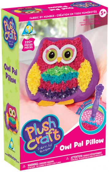 Plush Craft handwerkpakket uil junior 30,5 x 19,1 x 7,6 cm