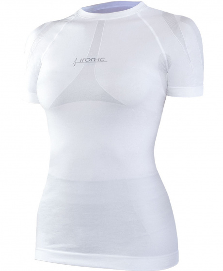 Iron-IC športová košeľa dámska polyamidová biela veľkosť M/L
