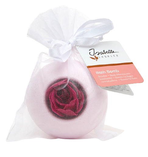 Kúpacia lopta Isabelle Laurier Rosa Rosa in Organza 155 gramov ruže