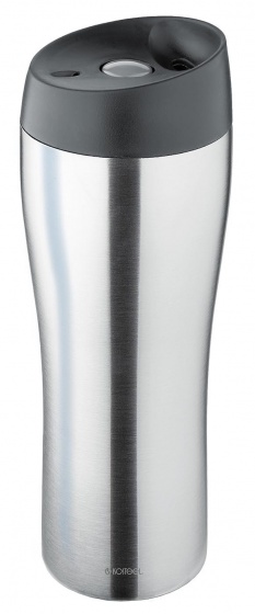 Stainless steel insulating cup 0,4 liter silver