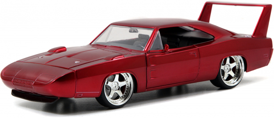 car Fast & Furious 1969 Dodge Charger 1:24 die-cast red