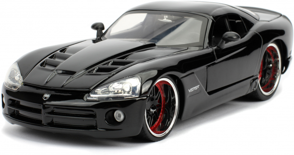 JADA car Fast & Furious Dodge Viper SRT-10 1:24 die-cast black