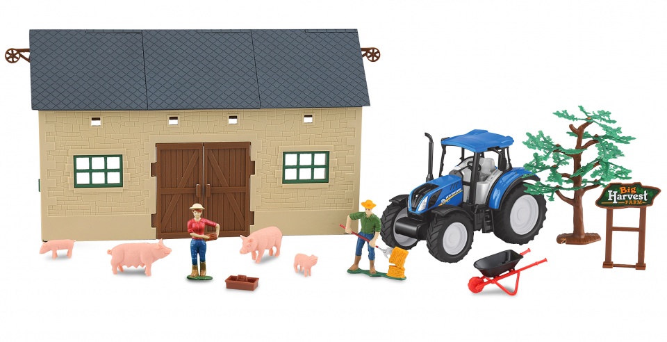 JAMARA boerderijset met new holland tractor 1 32 12 delig