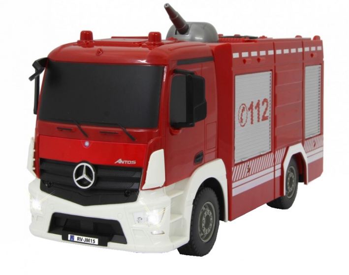 JAMARA brandweerwagen rc mercedes benz antos 29 cm 1 26 rood