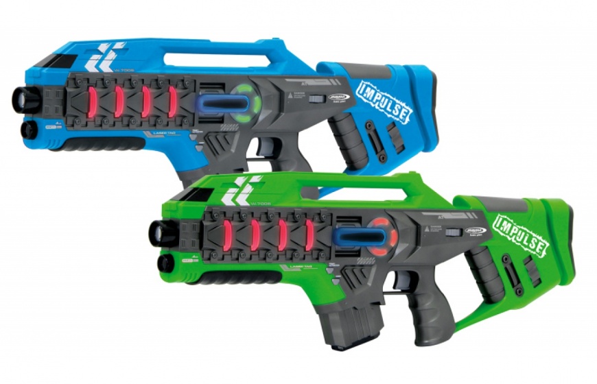 JAMARA lasergeweerset impulse rifle jongens 52 cm blauw/groen