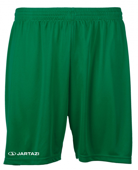 Jartazi juniorské športové krátke nohavice s logom polyester zelená mt 158/164
