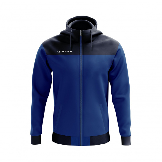 Jartazi športová bunda Bari Hoodie dámska polyesterová modrá veľkosť 42/44