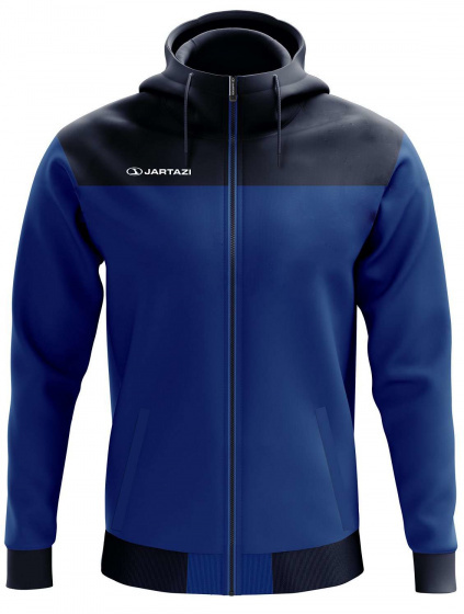 Jartazi športová bunda Bari Hoodie pánska polyesterová modrá veľkosť 3XL