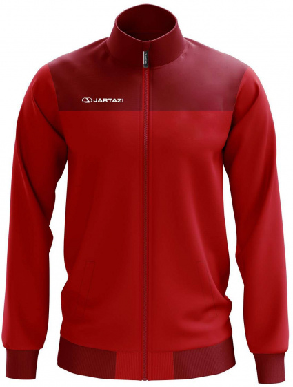 Jartazi športová bunda Bari junior polyester červená veľkosť 146/152