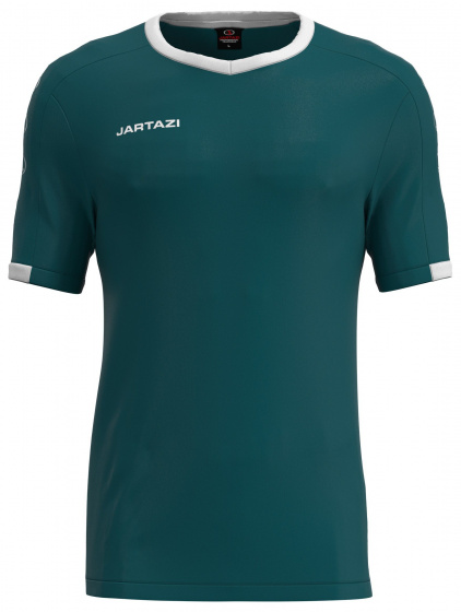 Jartazi športová košeľa Roma junior polyester zelená/biela veľkosť 110/116