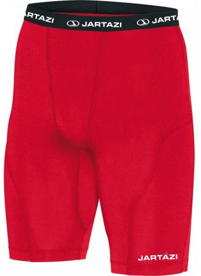 Jartazi termo nohavice krátke pánske polyester/elastan červená veľkosť 3XL