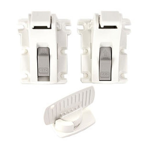 magnetic lock starter kit white 2 pieces
