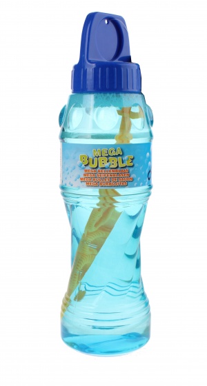 Johntoy aqua fun bellenblaas met blaasstok 1 liter blauw