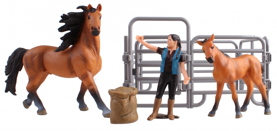 Country Life horse care brown 14 cm