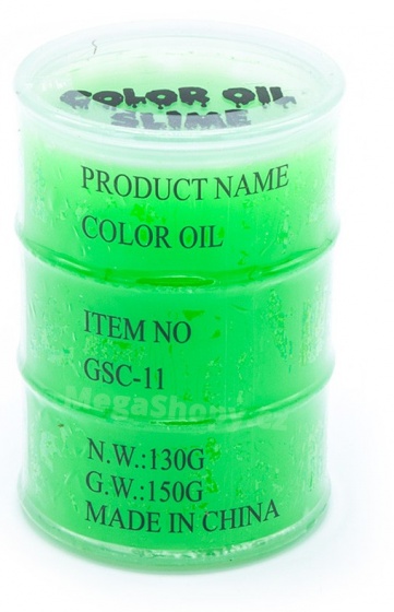 Johntoy Oil tank slime oil 8 cm green